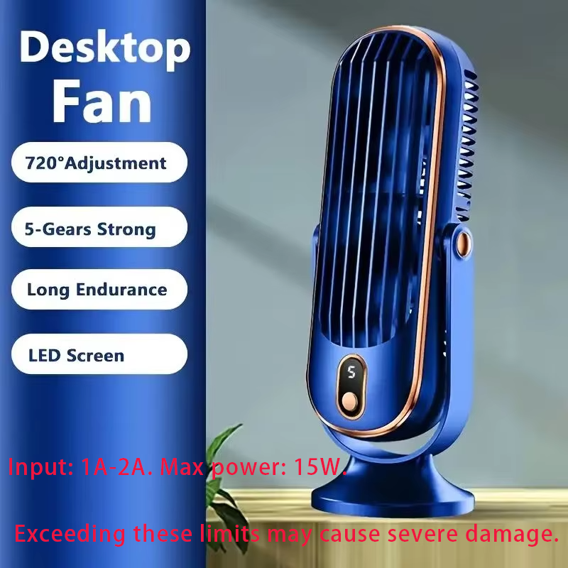 Portable USB Fan | 5 Speeds, 7 - огляд і ціна Portable Blender Usb Rechargeable