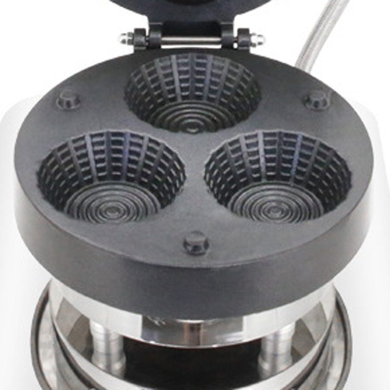 Commercial Triple-Hole Ice Cre - огляд і ціна Mini Waffle Maker Machine