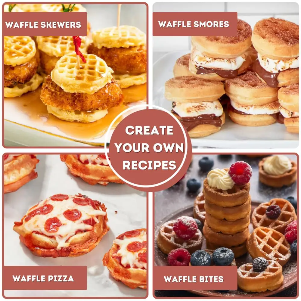 16-Hole Waffle Maker, Quick He - огляд і ціна Mini Waffle Maker Machine