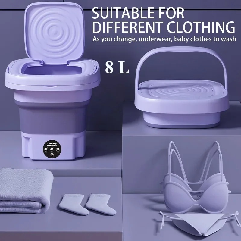2025 Portable Mini Folding Was - огляд і ціна Small Appliances