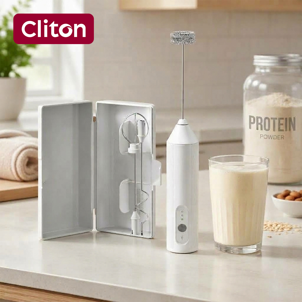 White Multi-function USB Elect - огляд і ціна Electric Milk Frother Handheld