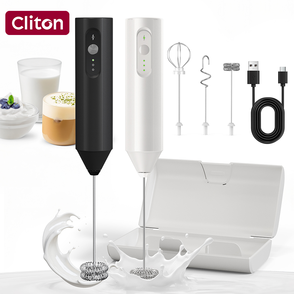 White Multi-function USB Elect - огляд і ціна Electric Milk Frother Handheld