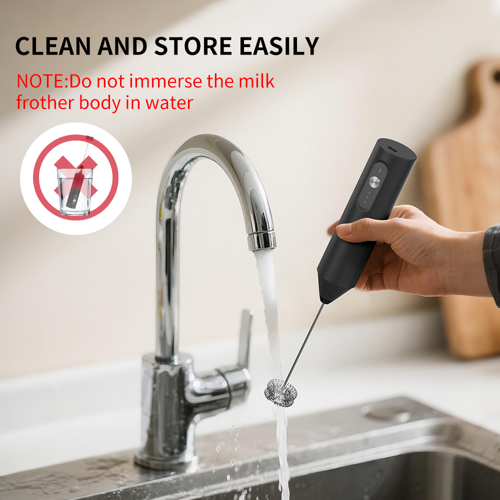 White Multi-function USB Elect - огляд і ціна Electric Milk Frother Handheld