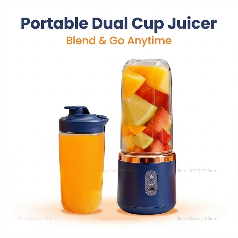 Portable Juicer Cup 6 Blade Bl - огляд і ціна Portable Blender Usb Rechargeable