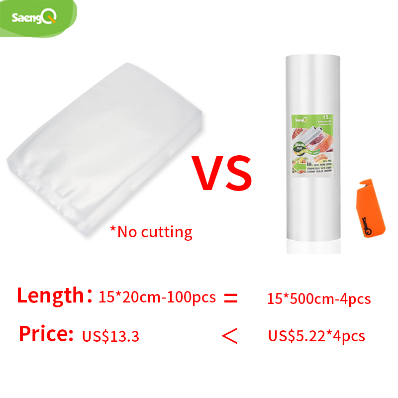 saengQ Kitchen Vacuum Bags for - огляд і ціна Food Vacuum Sealer Machine