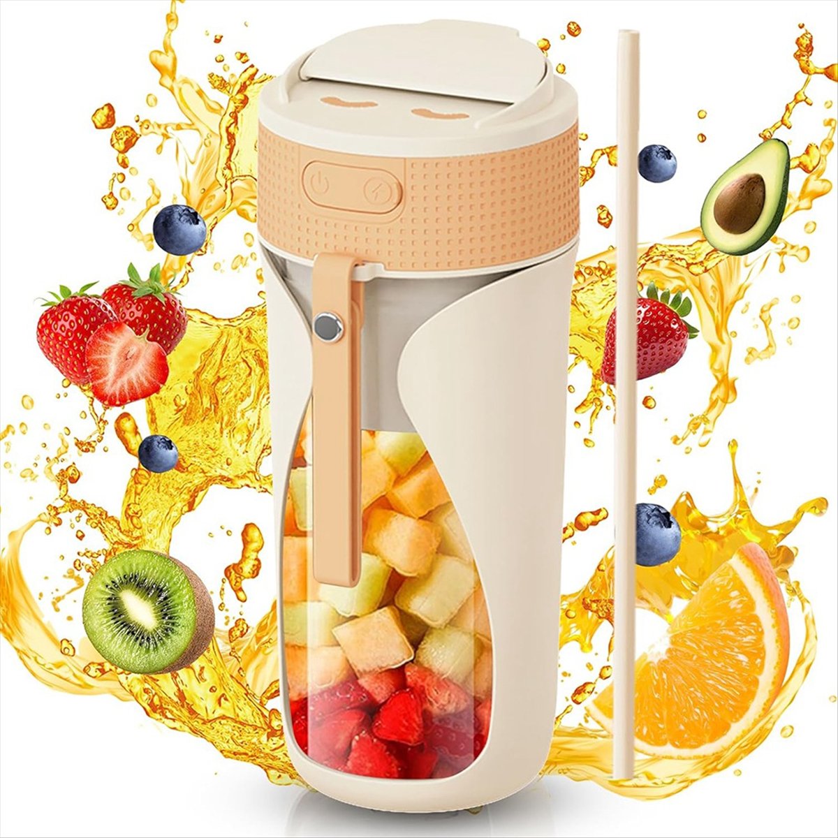 Portable Blender Cup 450ml Mul - огляд і ціна Portable Blender Usb Rechargeable