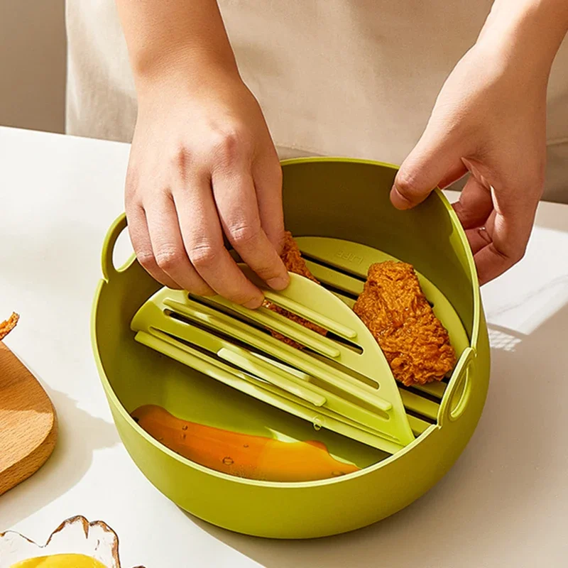 Round Air Fryer Liners Square  - огляд і ціна Air Fryer Silicone Pot Liner
