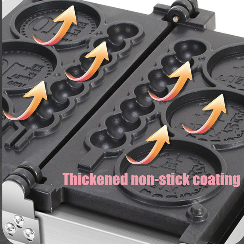 4-hole 110V/220V Non-stick Rou - огляд і ціна Mini Waffle Maker Machine