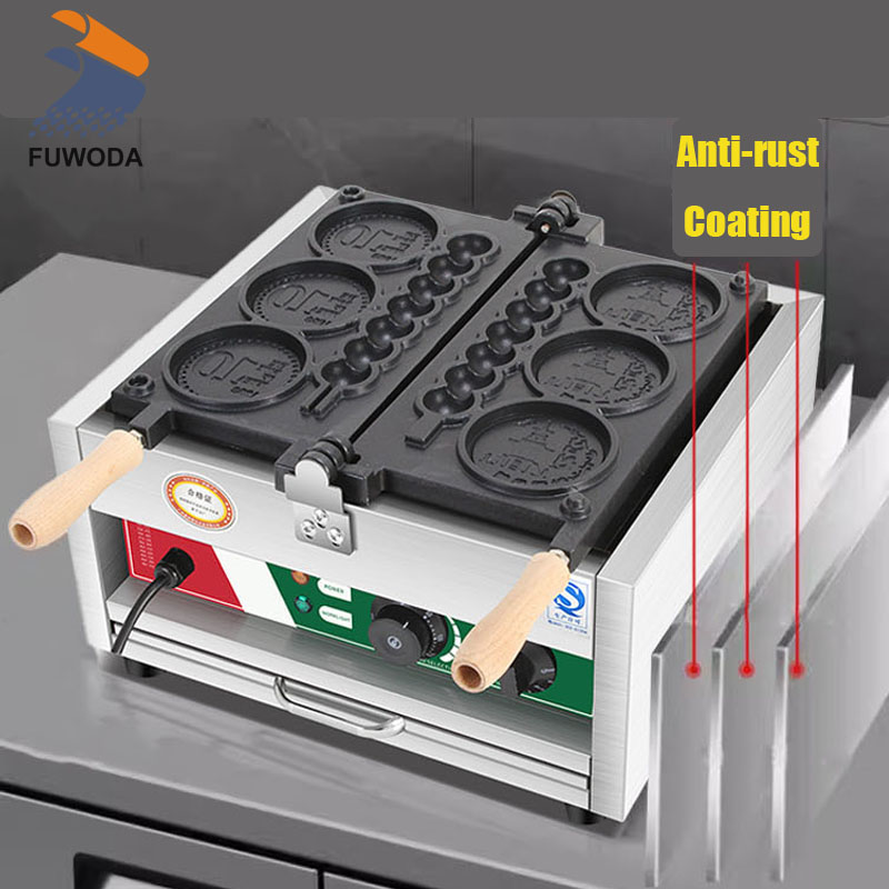 4-hole 110V/220V Non-stick Rou - огляд і ціна Mini Waffle Maker Machine
