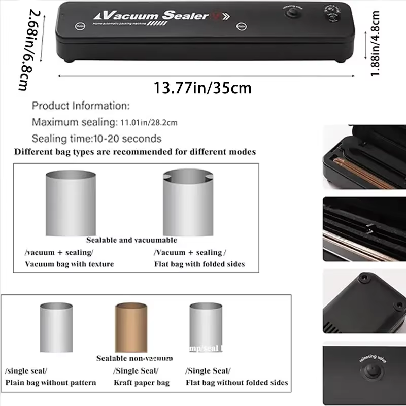 2026 High Quality Vacuum Seale - огляд і ціна Food Vacuum Sealer Machine