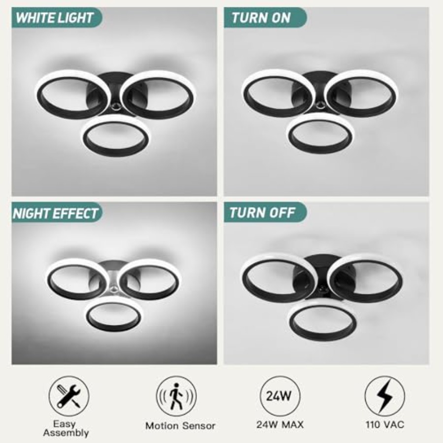 Led Light Indoor 24w Semi Flus - огляд і ціна Laundry